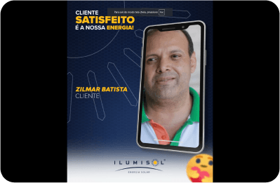 Depoimento de cliente Ilumisol